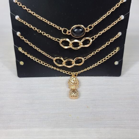 PINEAPPLE AND BLACK STONE Infinity BRACELET - Picture 11 of 15